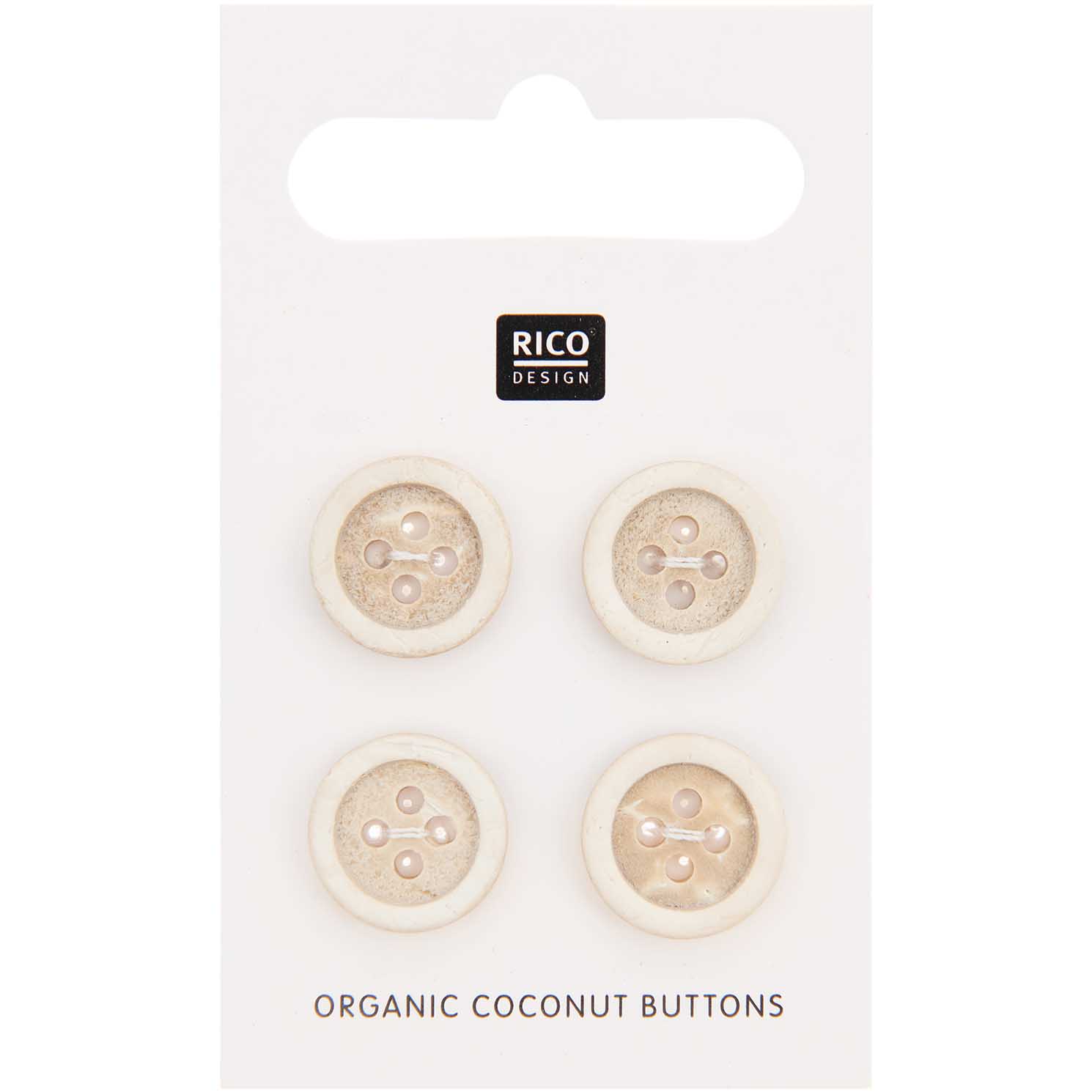 Organic Coconut Buttons 4 Stück 