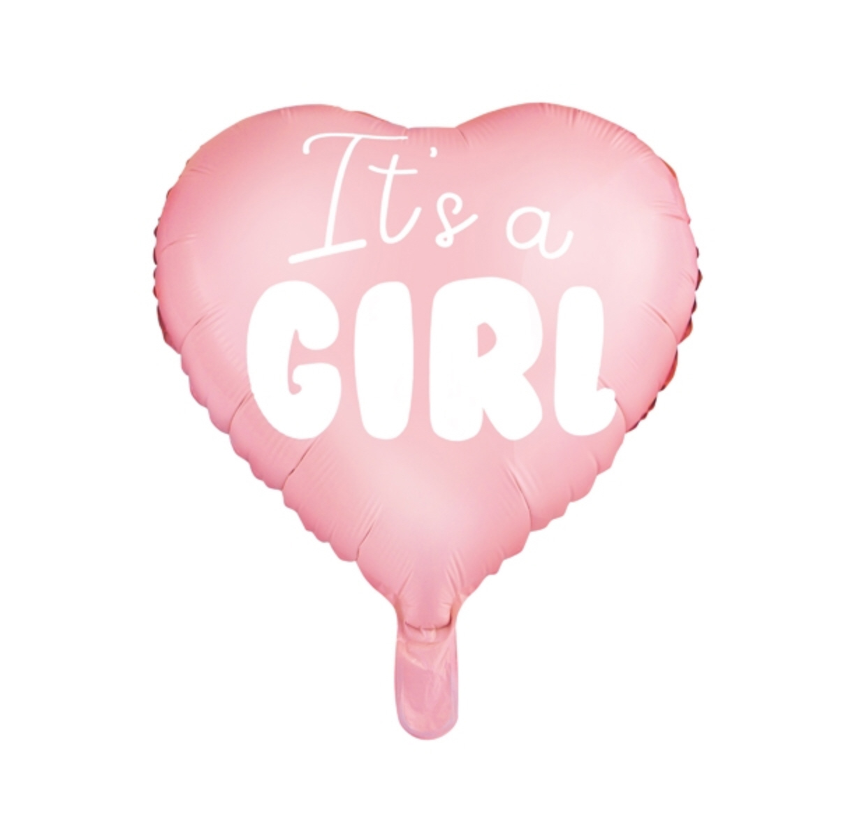 Folienluftballon It´s a Girl 45cm Herz Foil Balloon 