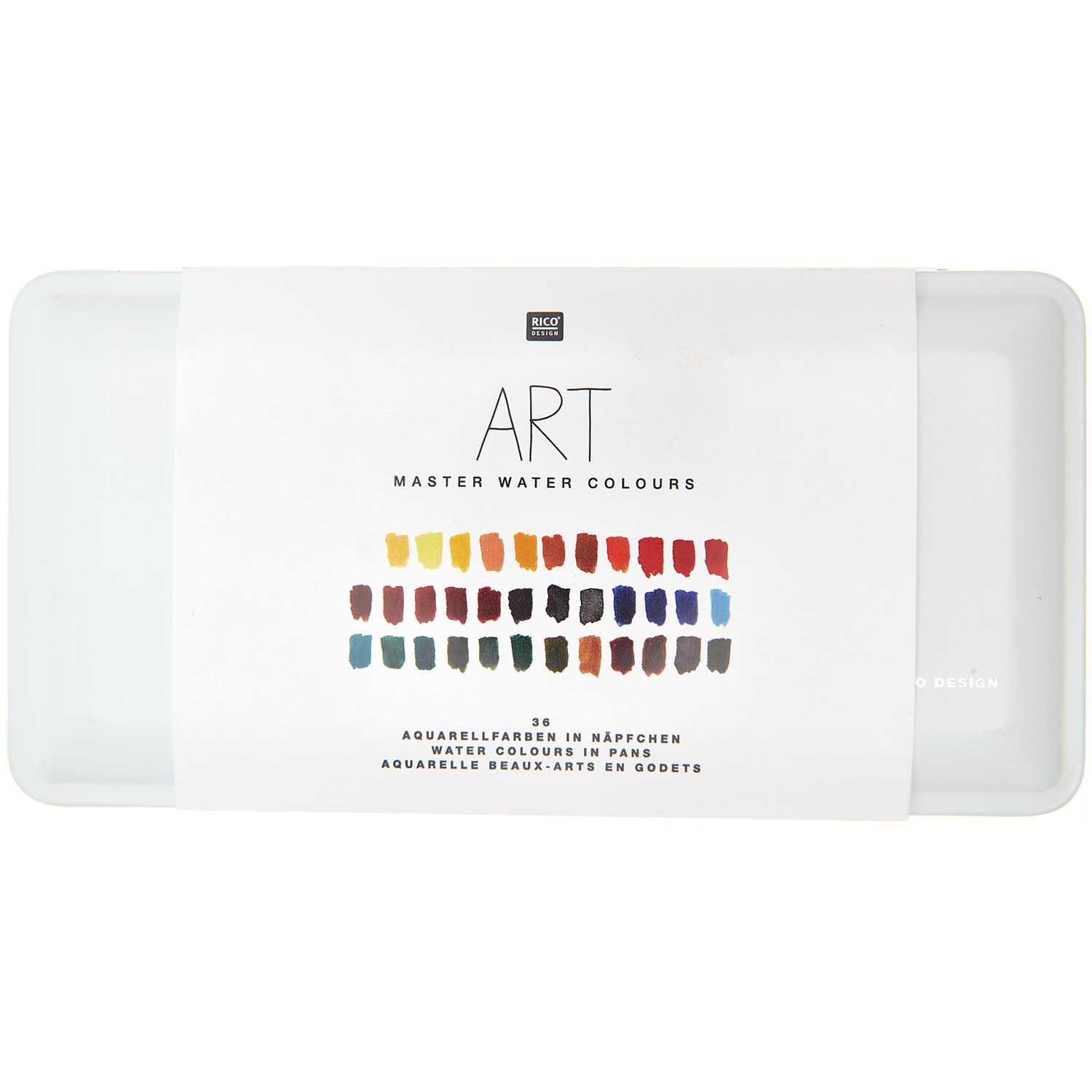 Rico Design Art Master Aquarellfarben 36 Farben ½ Näpfchen