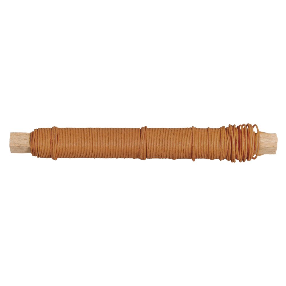 Papierdraht 0,55mm auf Holzwickel a 50g (20m) Papierdraht 0,55mm auf Holzwickel a 50g (20m)