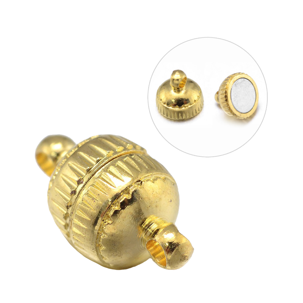 Magnetverschluss Kugel gold 8mm