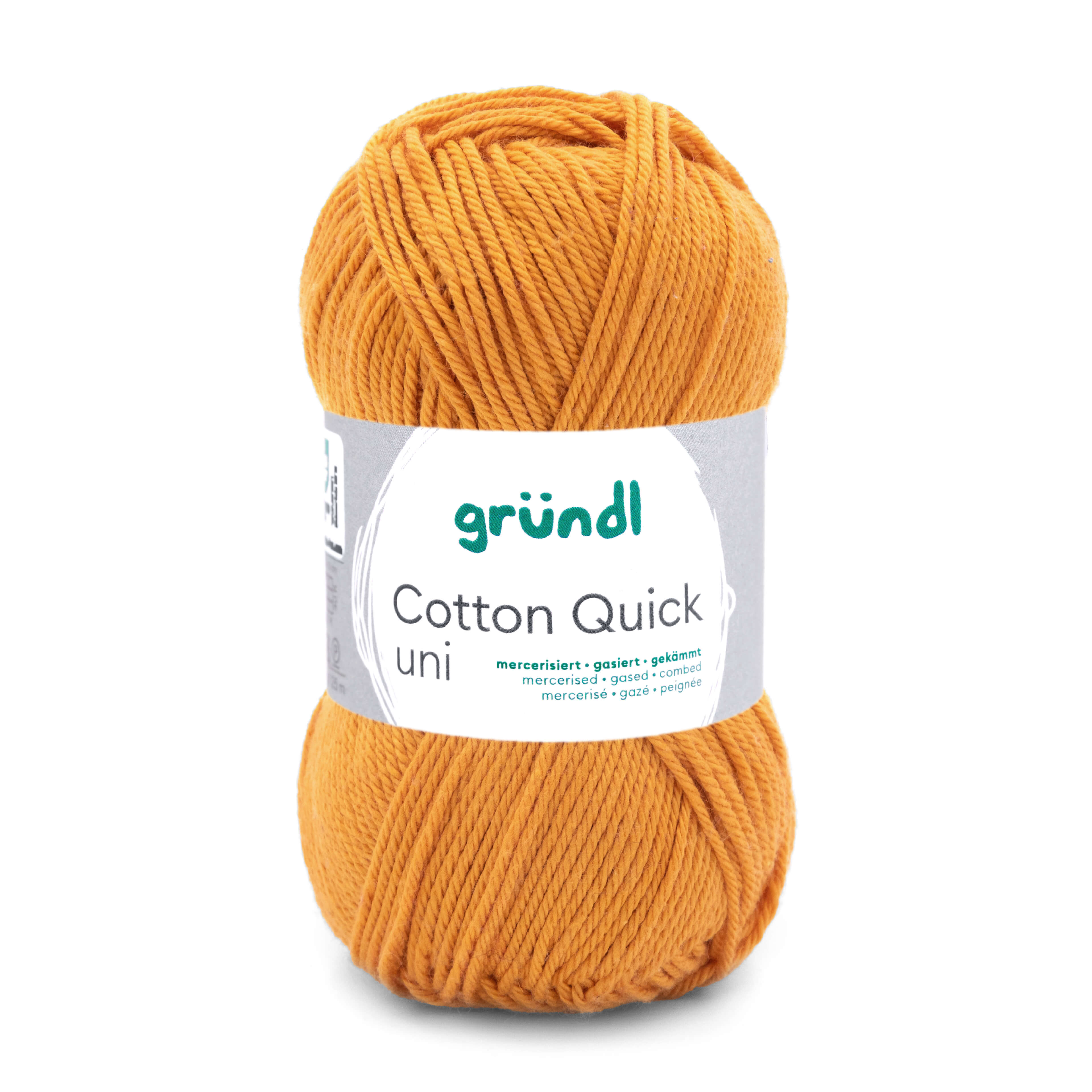 Cotton Quick Uni 100 % Baumwolle mercerisiert gasiert gekämmt 50g/125m Cotton Quick Uni 100 % Baumwolle mercerisiert gasiert gekämmt 50g/125m