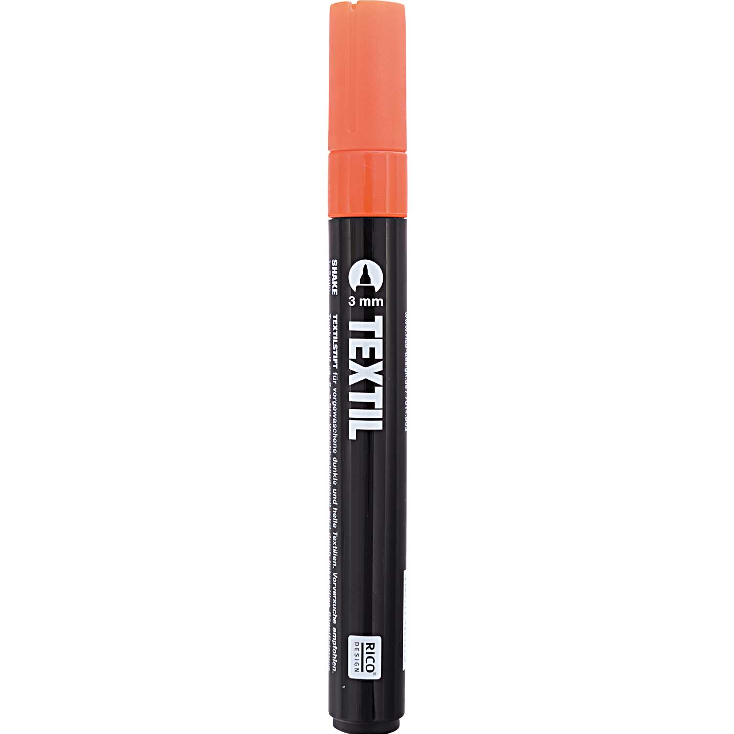 Rico Design Textilmarker 3mm dunkle Stoffe Einzelstifte