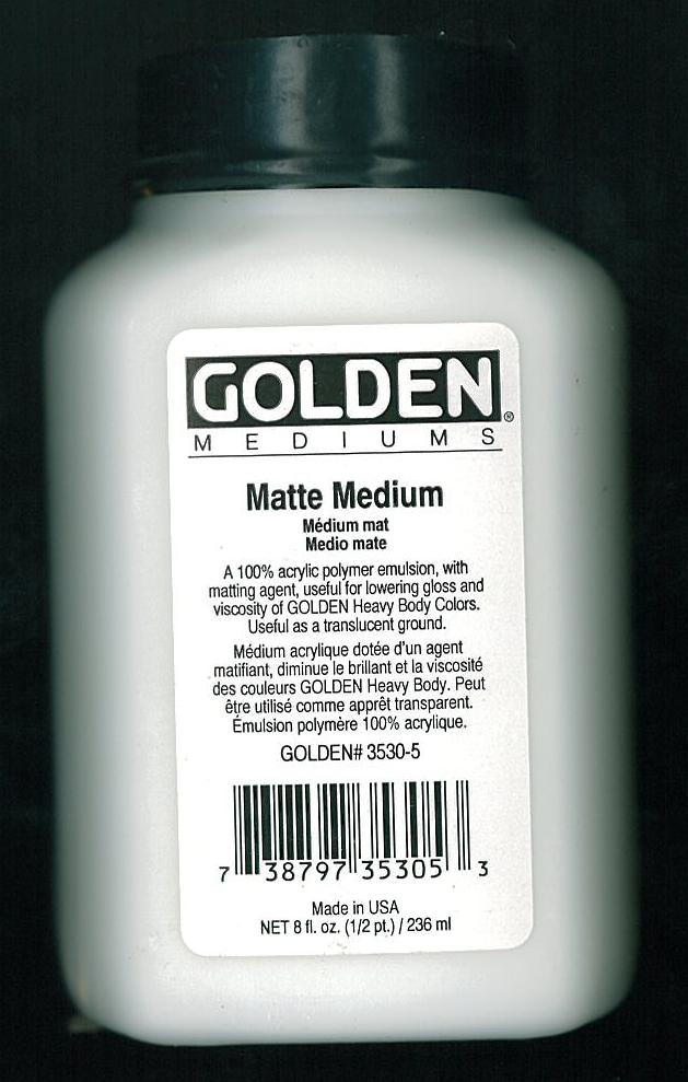 Golden Matte Medium 236 ml