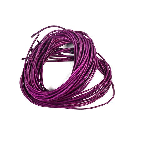 Lederband fuchsia, 1m Lederriemen Lederschnur