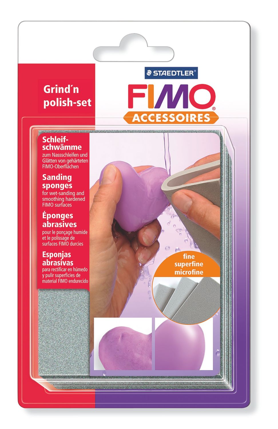 Fimo Grind´n polish-set - Schleifschwämme