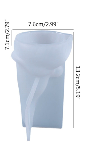 Silikonform Wichtel lange Mütze 13cm