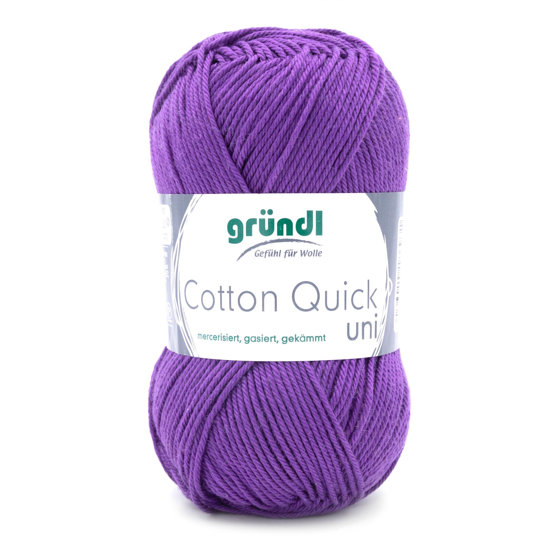 Cotton Quick uni, 100 % Baumwolle, 50g/125m