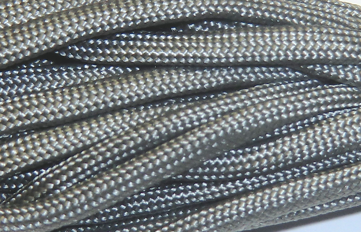 Paracord 4 mm,  grau, 6,4m/Bündel