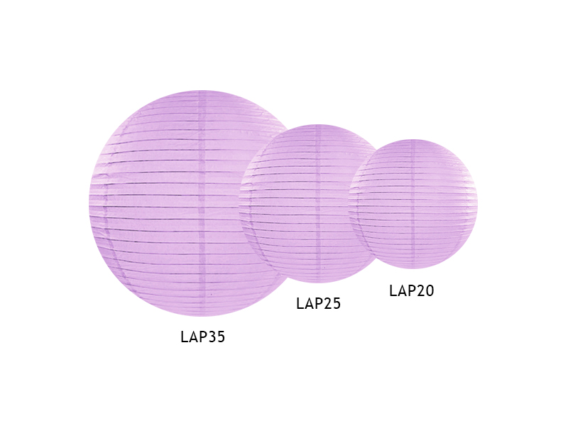 Papier-Laterne lavendel Paper Lantern Lampion