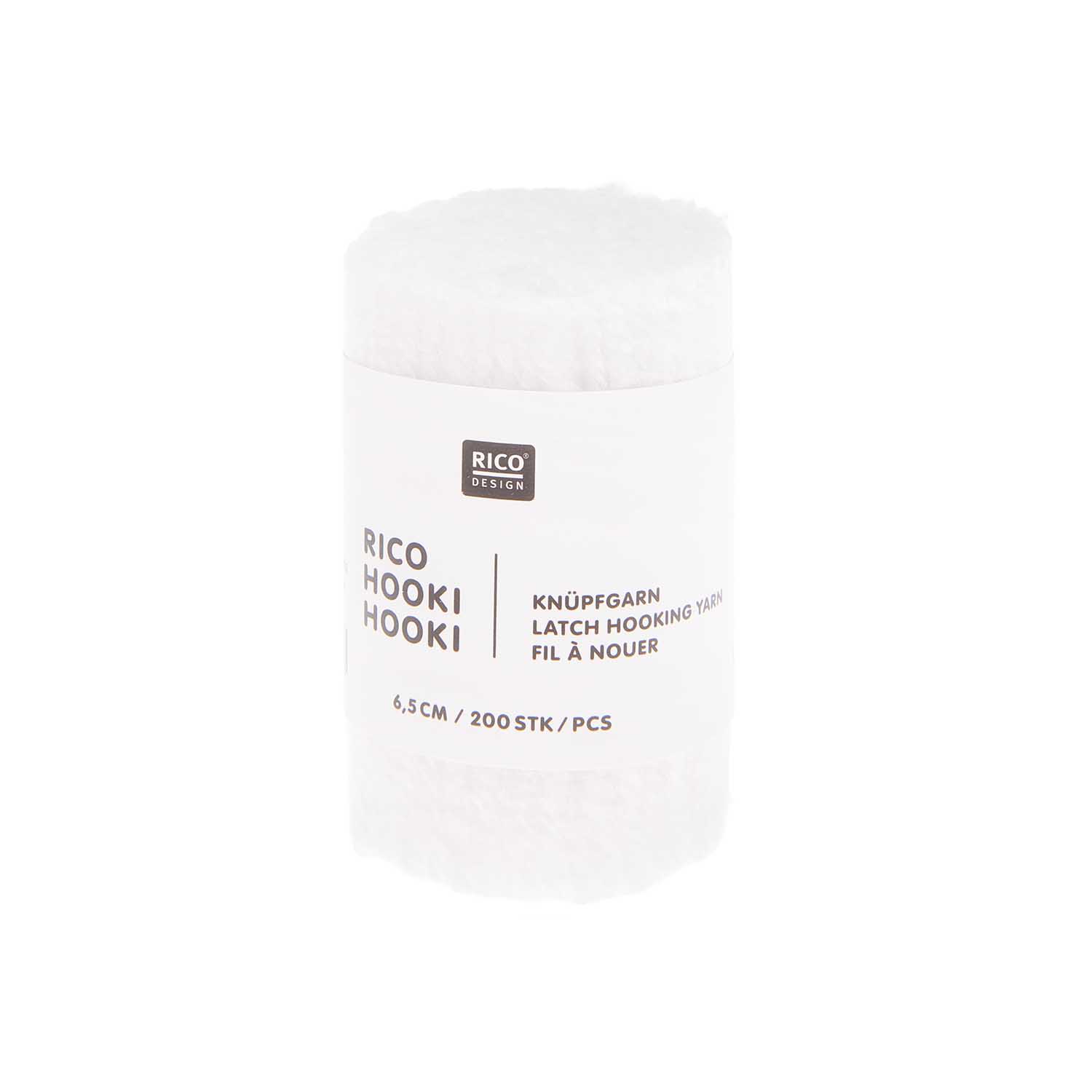 Rico Hooki Hooki Knüpfgarn 6,5cm verschiedene Farben Rico Hooki Hooki Knüpfgarn 6,5cm verschiedene Farben