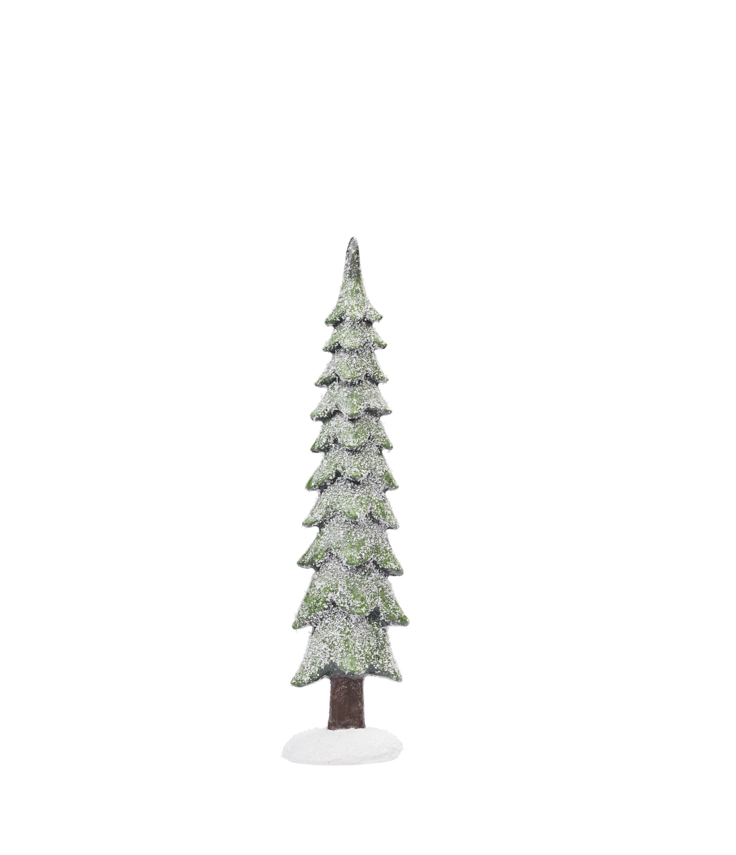 Miniatur-Tannenbaum mit Schnee