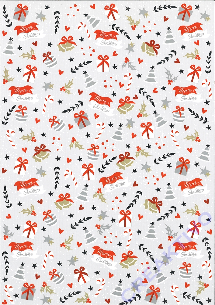 Designkarton Christmas Celebration DIN A4 1 Blatt 