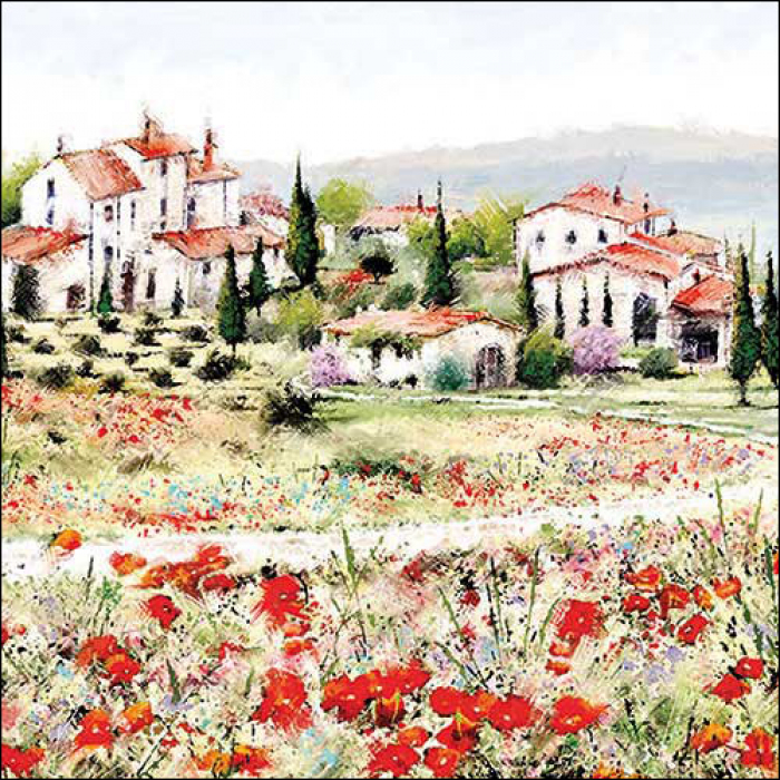 Servietten Tuscany 33x33cm 20 Stück 3-lagig 100% FSC