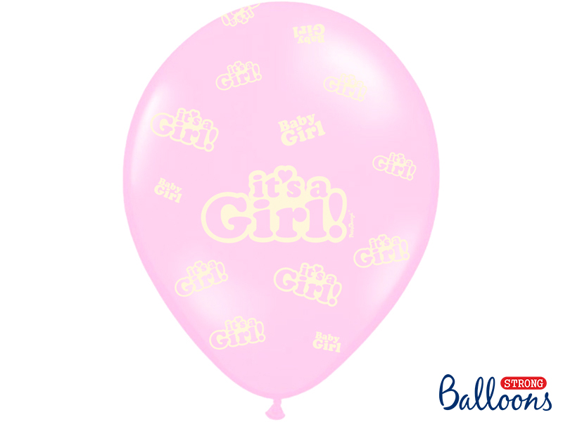 Luftballon Balloons Baby It´s a Girl , 5 Stück 