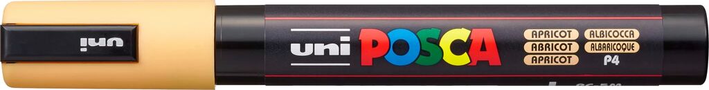 UNI POSCA Marker PC-5MC APRICOT mittelfeine Spitze 1,8 - 2,5mm UNI POSCA Marker PC-5MC APRICOT mittelfeine Spitze 1,8 - 2,5mm