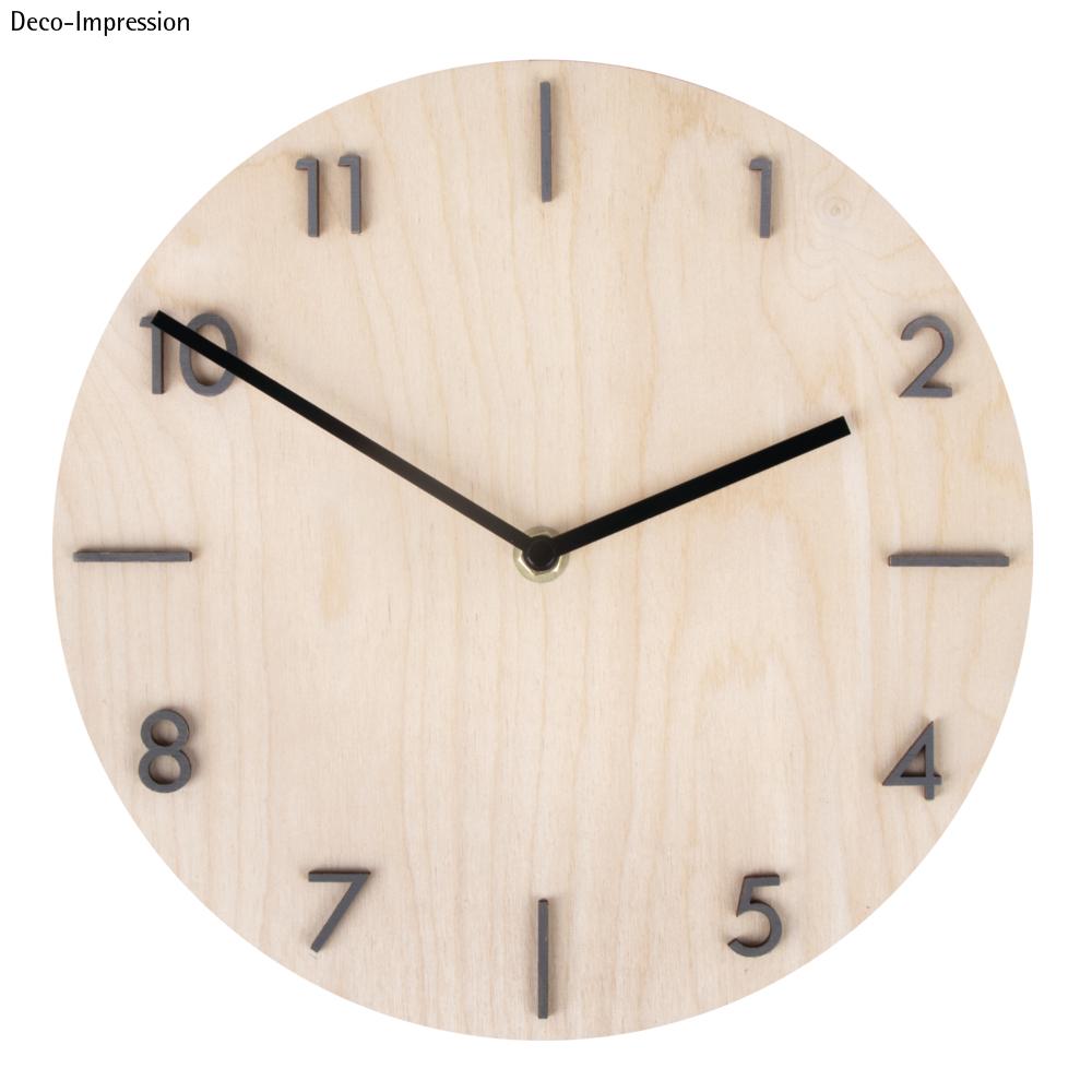 Holzplatte rund , Lochbohrung 7,6mm, 6mm dick, roh