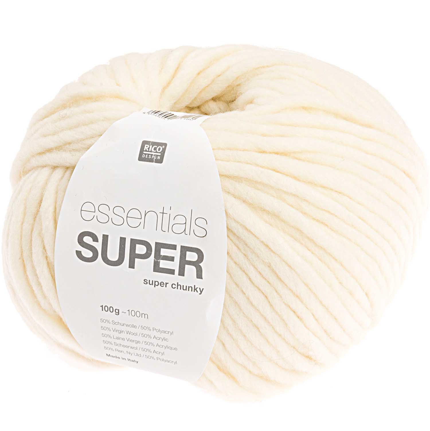 Wolle Rico Essentioals Super Super Chunky 100g /90m