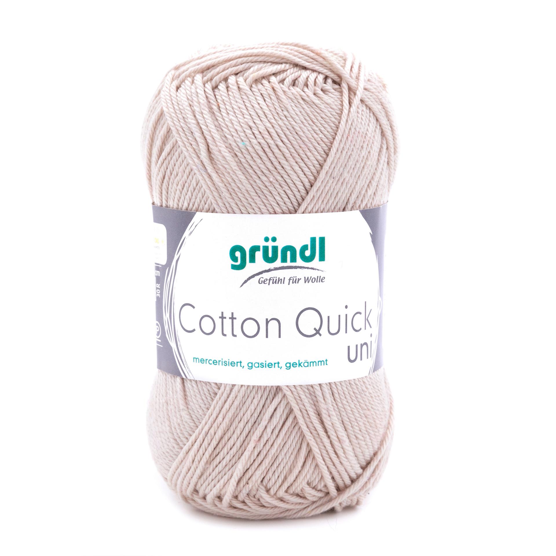 Cotton Quick uni, 100 % Baumwolle, 50g/125m