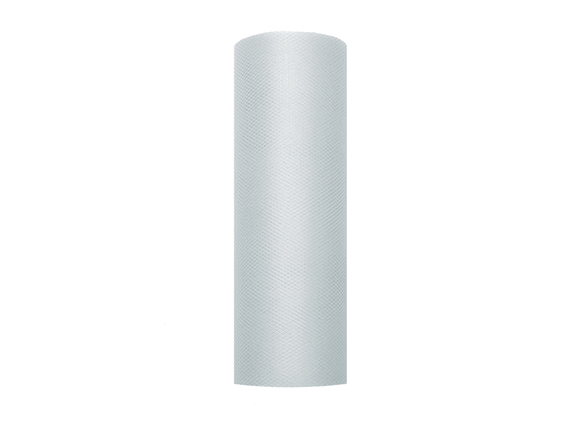 Tüll Tulle Plain 0,15x9m grau