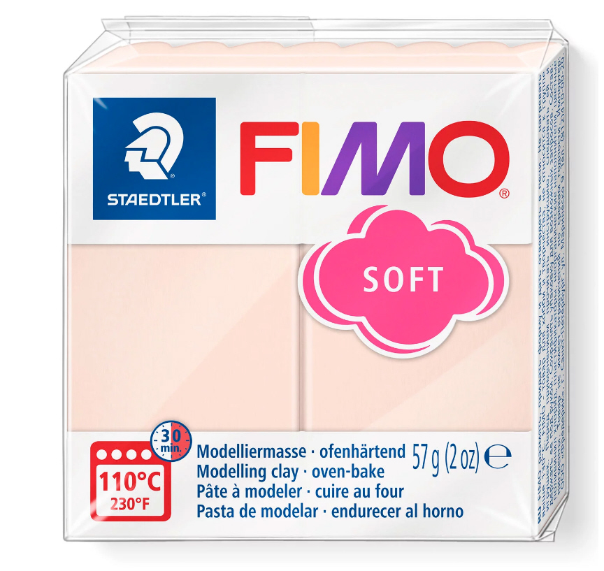 Fimo soft 8020, ofenhärtende Modelliermasse, 57g