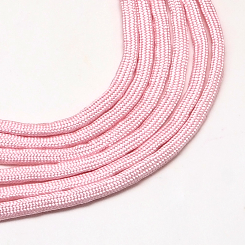 Paracord Kordel UNI ROSA einfärbig 4mm 100m/ Bund  