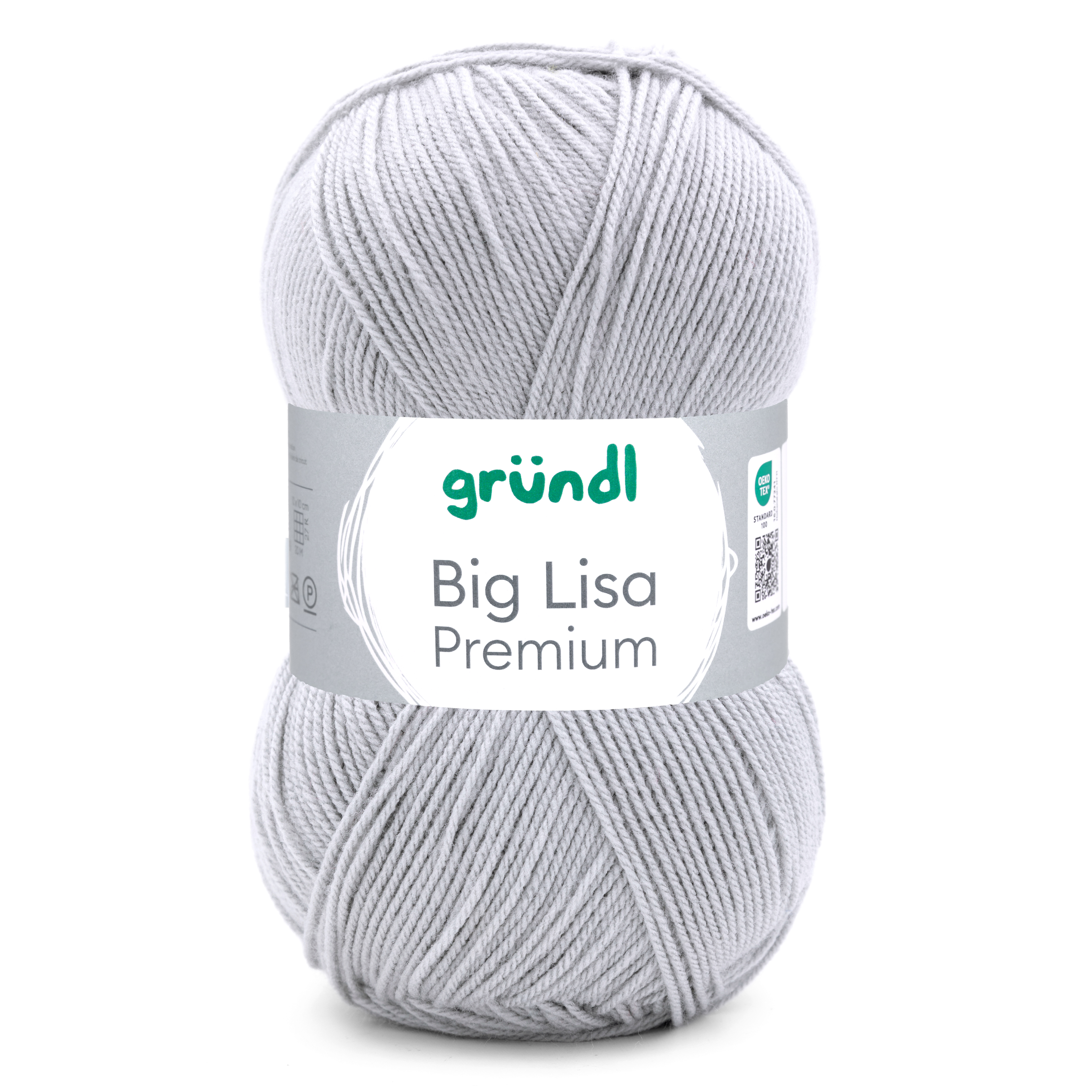 Gründl Big Lisa Premium Wolle HELLGRAU 100% Polyacryl 250g 665m Gründl Big Lisa Premium Wolle HELLGRAU 100% Polyacryl 250g 665m