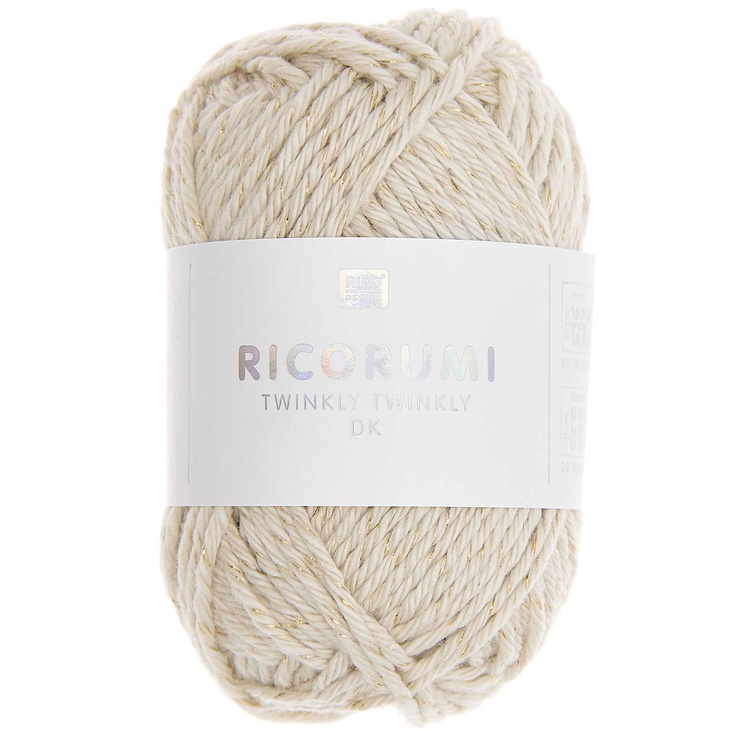 Rico Design Ricorumi Twinkly Twinkly dk BEIGE 25g 52m