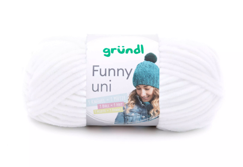 Wolle Funny, chenilleartige Microfaser, 100g/120m 100% Polyacryl Wolle Funny, chenilleartige Microfaser, 100g/120m 100% Polyacryl