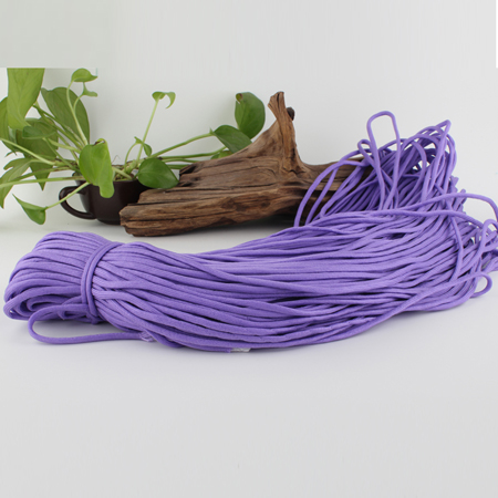 Paracord Kordel UNI LAVENDEL einfärbig 4mm 6,4m/ Bund 