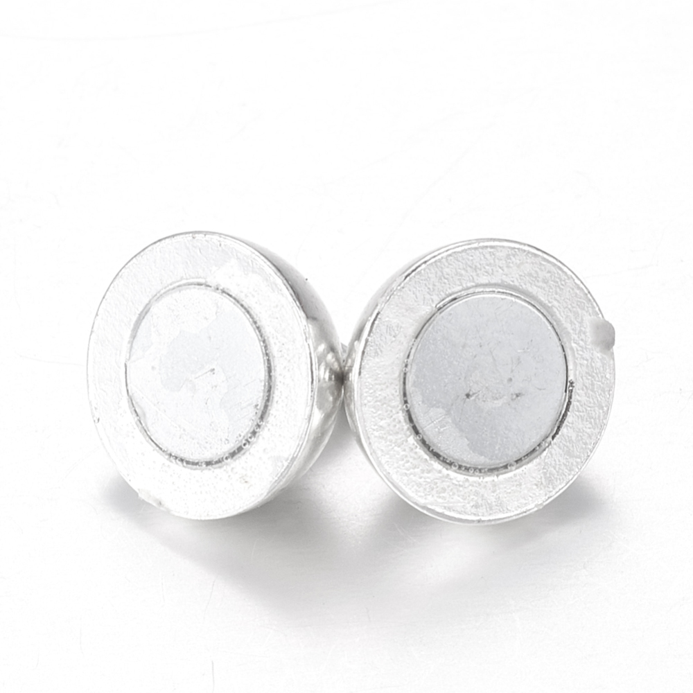 Magnetverschluss Kugel Metall silberfärbig 10mm 3 Stück Magnetverschluss Kugel Metall silberfärbig 10mm 3 Stück