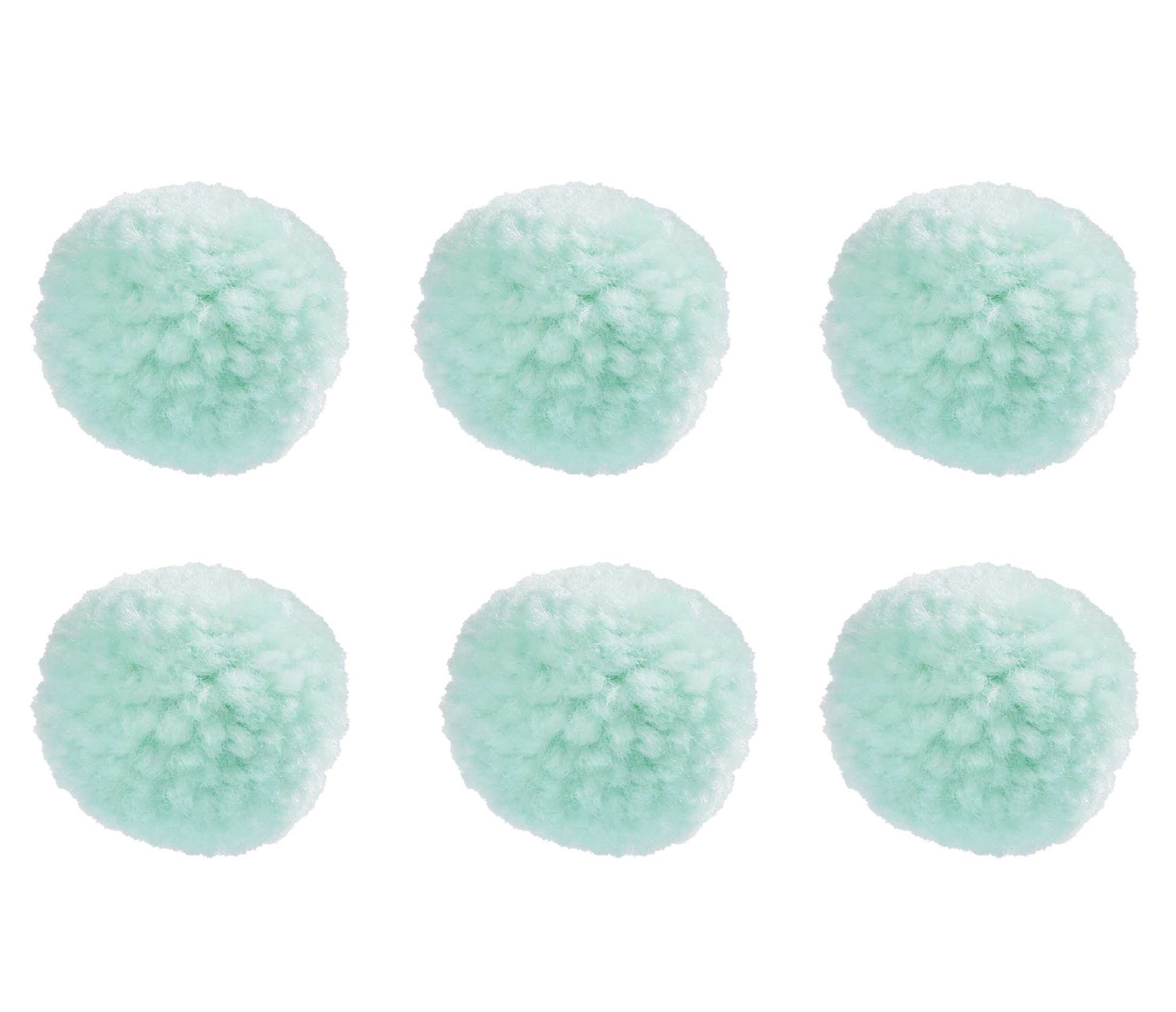 Woll-Pompons Pom Pom 30mm 6 Stück 