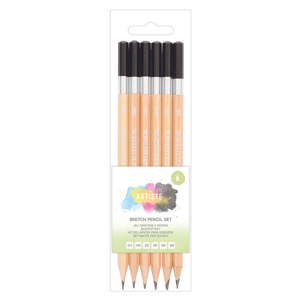 Docrafts Artiste Bleistift - Set 6 Stück 