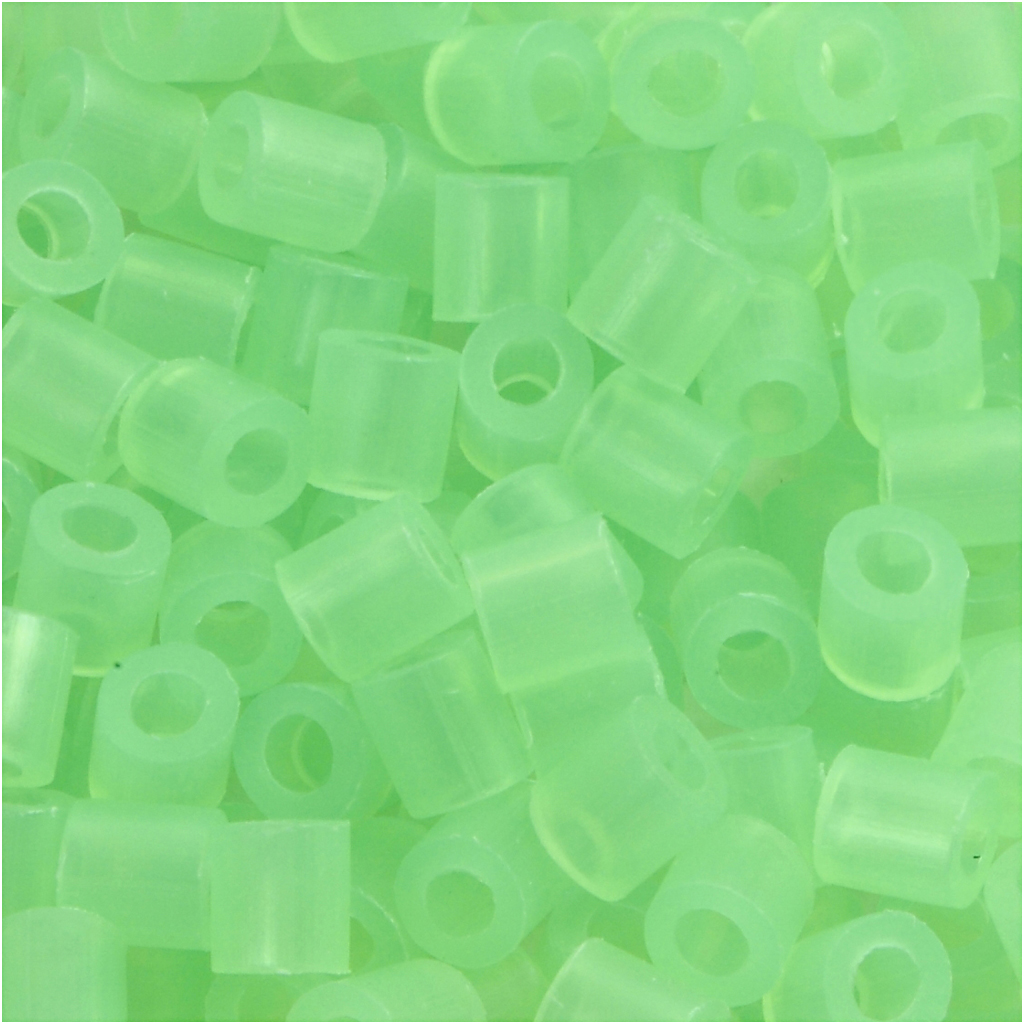 Bügelperlen apfelgrün transparent