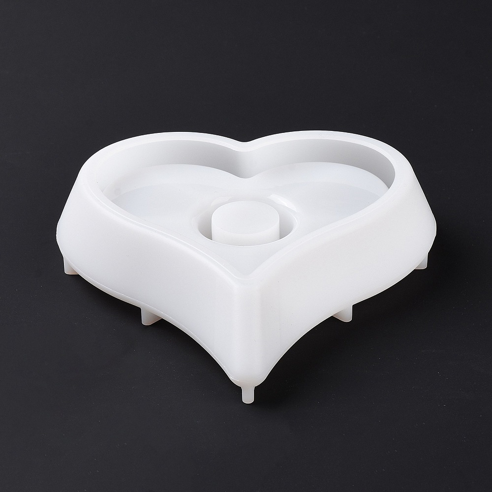 Kerzenhalter Silikonform Herz 150x144x32 mm Kerzenhalter Silikonform Herz 150x144x32 mm