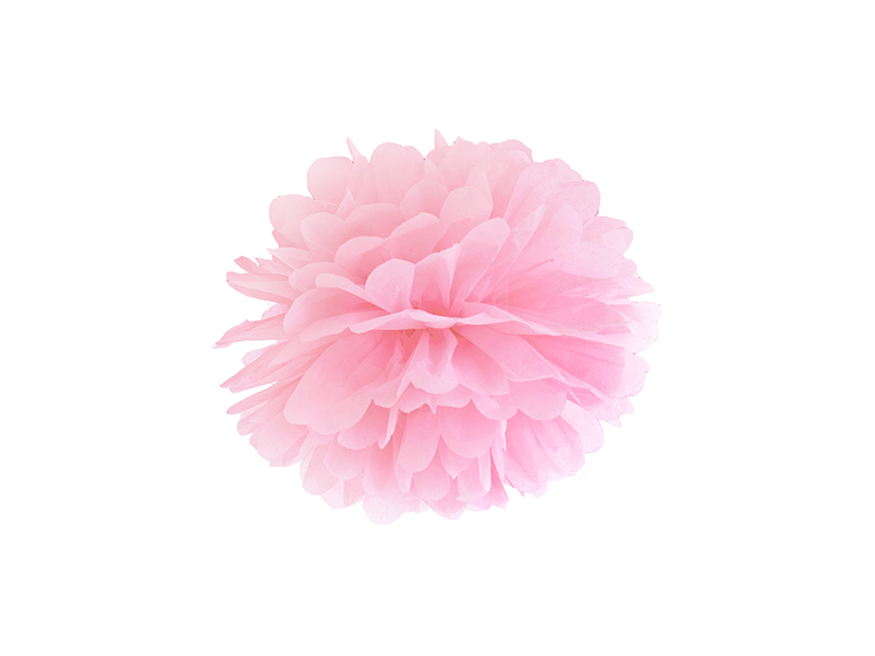 Tissue Pompom light pink Löschpapier-Pompons