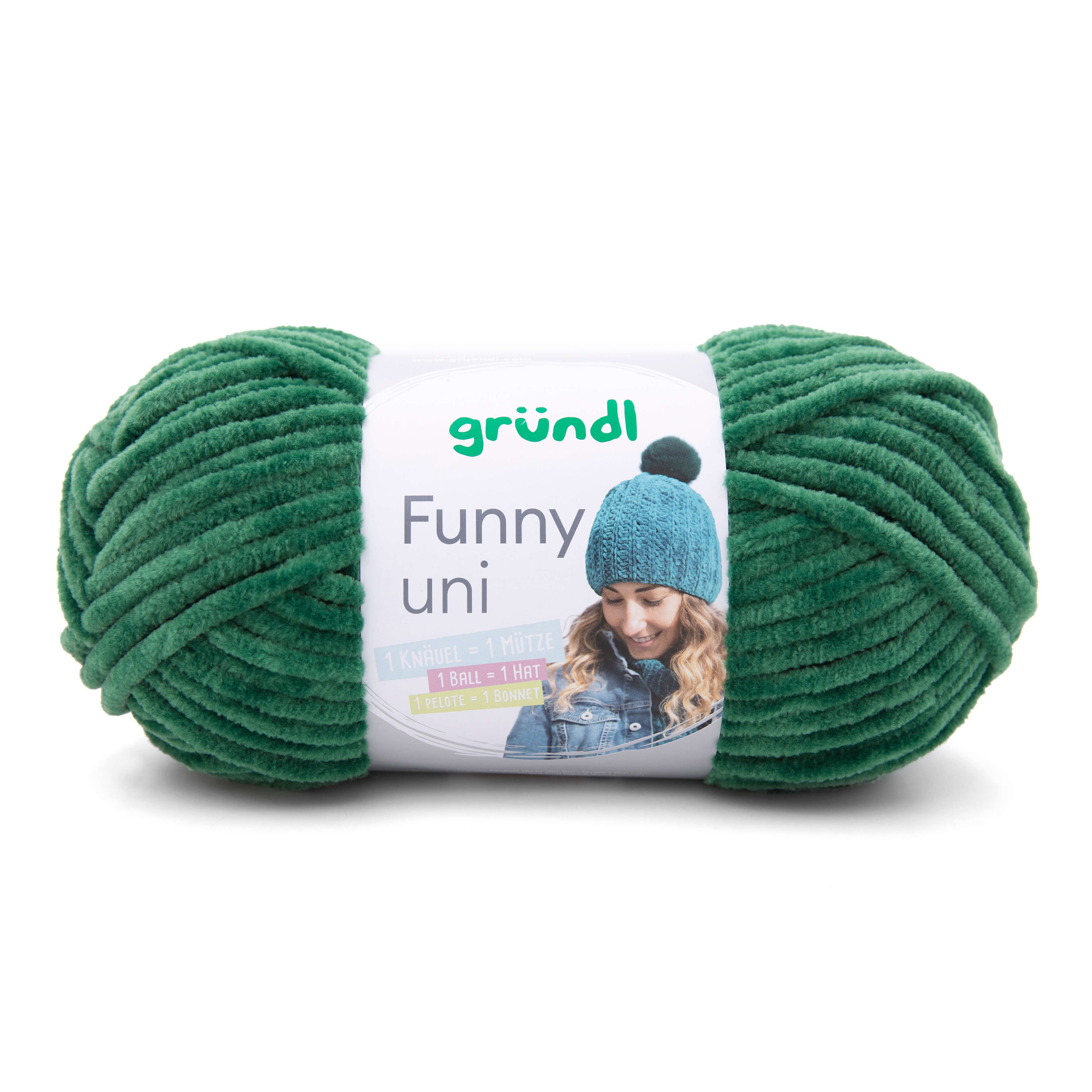 Gründl Funny Uni Wolle Microfaser 100g/120m 100% Polyacryl Gründl Funny Uni Wolle Microfaser 100g/120m 100% Polyacryl
