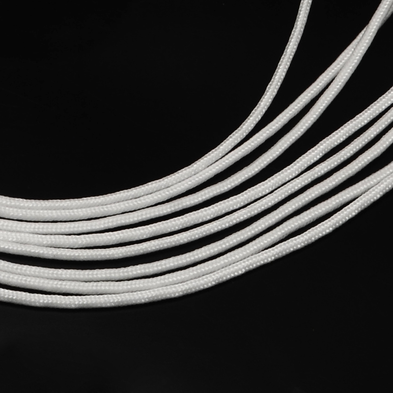 Paracord Kordel UNI WEISS einfärbig 2mm 10m/ Bund
