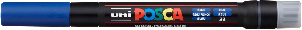 UNI POSCA Marker PCF-350 BLAU Pinselspitze 1 - 10 mm UNI POSCA Marker PCF-350 BLAU Pinselspitze 1 - 10 mm