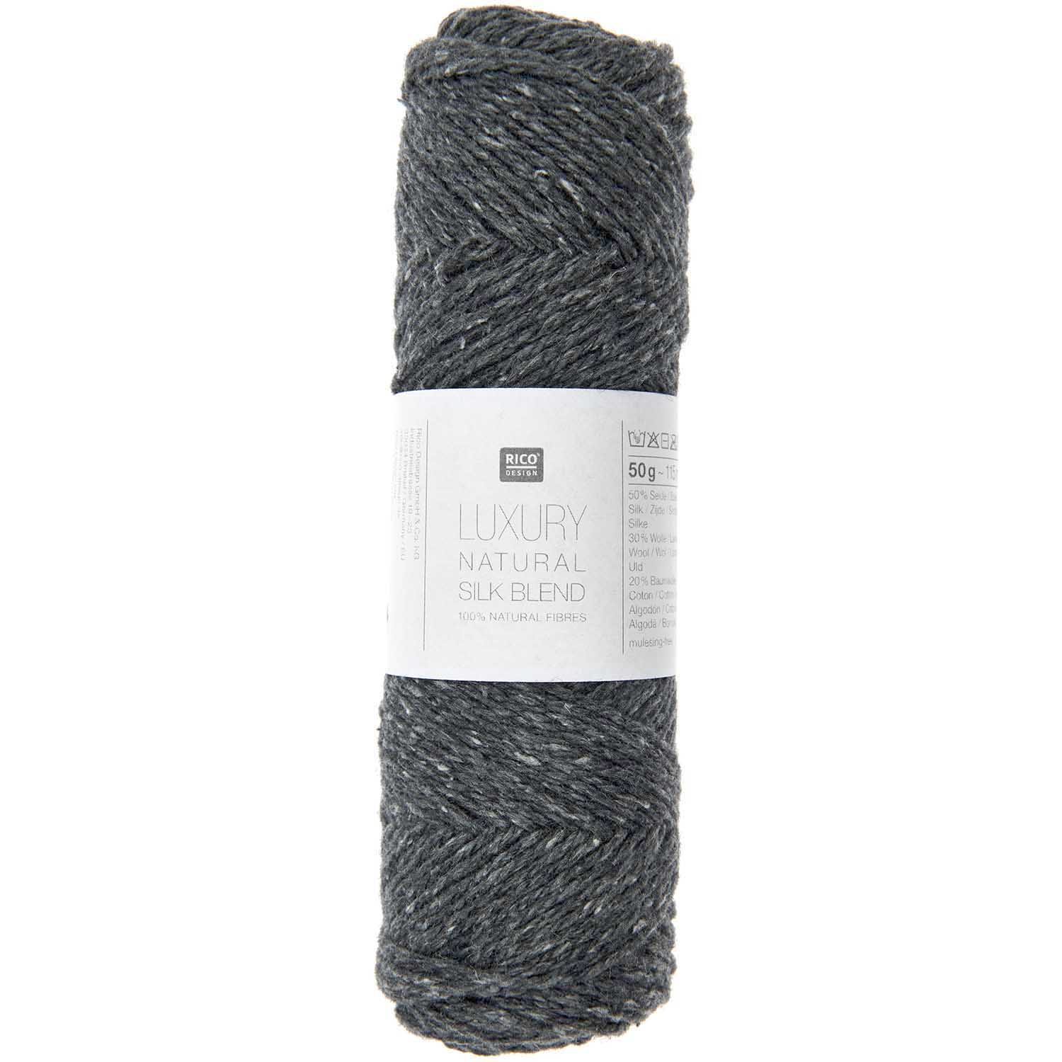 Luxury Natural Silk Blend Wolle 50% Seide 30% Wolle 20% Baumwolle 50g / 115m Luxury Natural Silk Blend Wolle 50% Seide 30% Wolle 20% Baumwolle 50g / 115m
