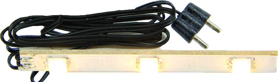 LED-Streifen weiß 7cm mit Stecker Kabel:96cm 