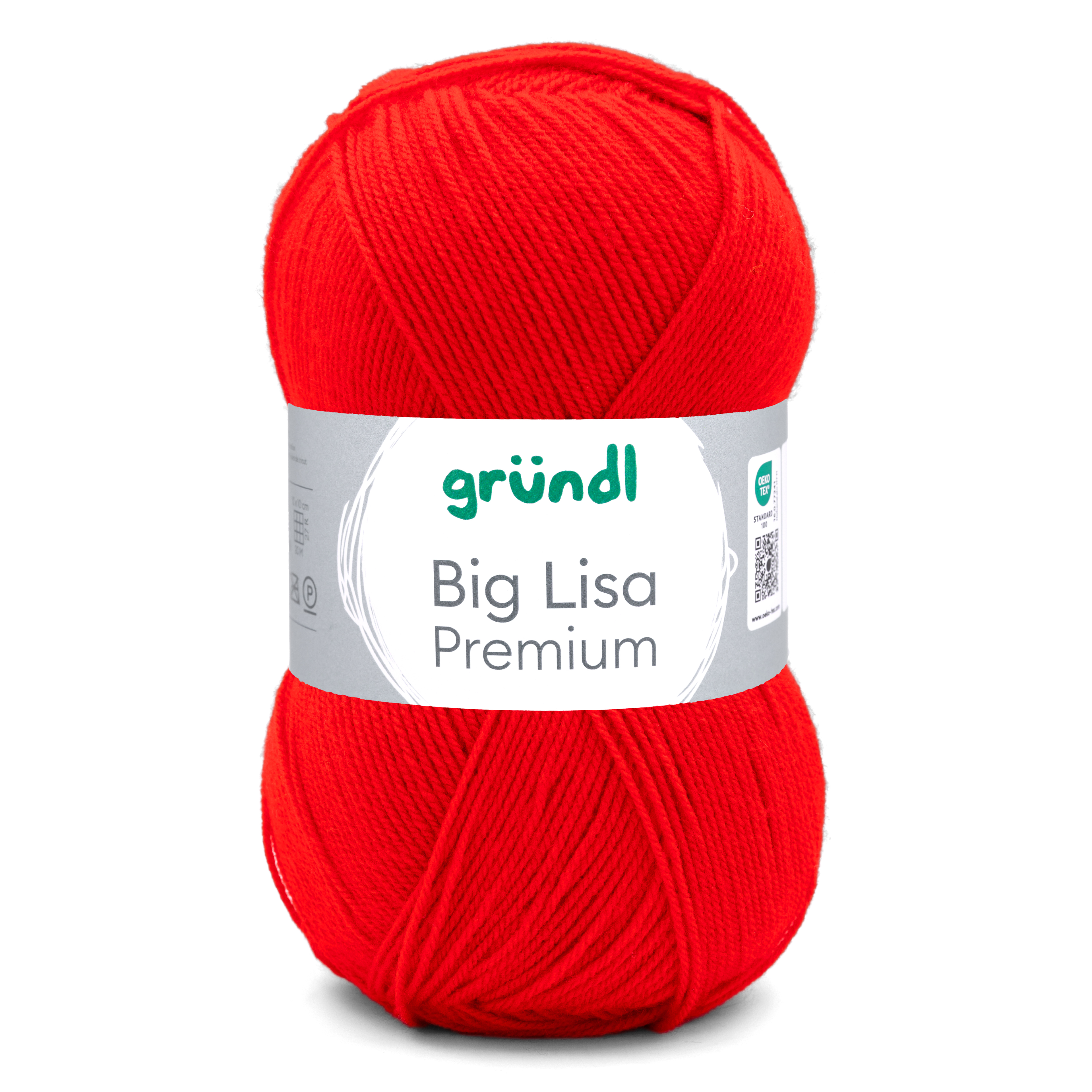Gründl Big Lisa Premium Wolle SIGNALROT 100% Polyacryl 250g 665m Gründl Big Lisa Premium Wolle SIGNALROT 100% Polyacryl 250g 665m