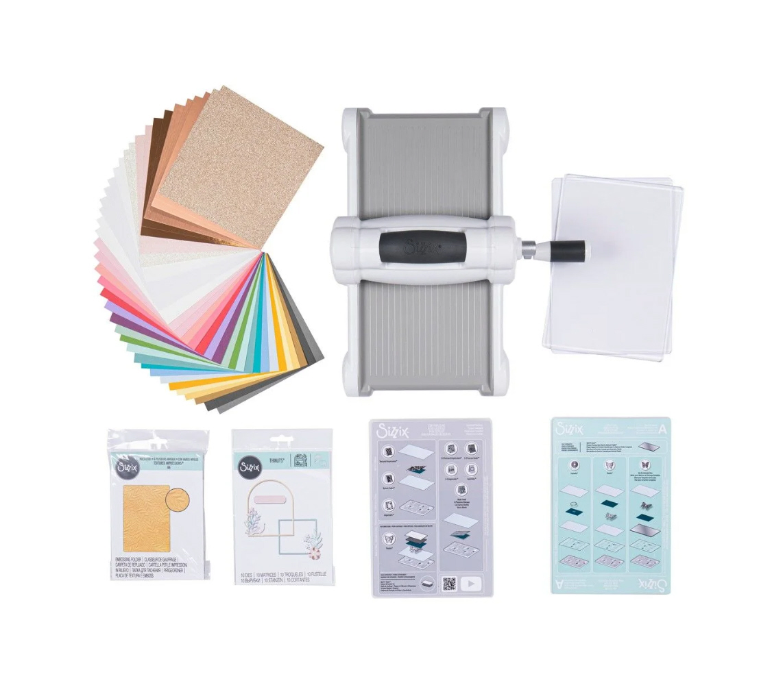 Sizzix BigShot A5 Starter Kit White Gray Sizzix BigShot A5 Starter Kit White Gray