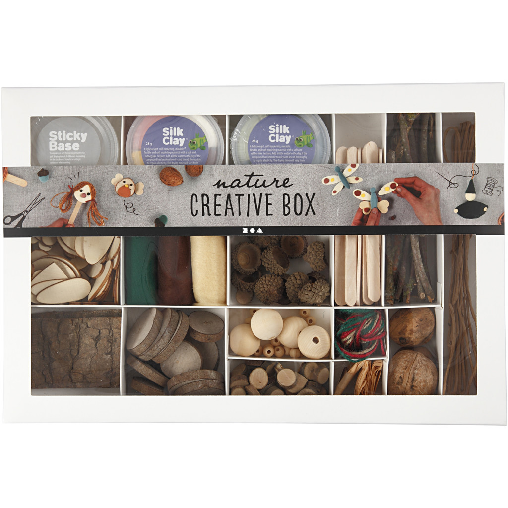 Kreativbox Natur Bastelpackung Naturmaterial