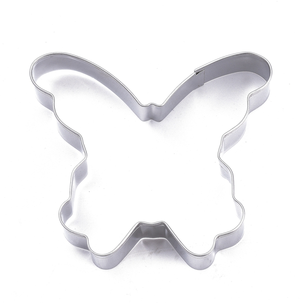 Ausstechform Schmetterling 75,5x82,5x17mm Edelstahl Keksausstecher Cookie Cutter 1 Stück 