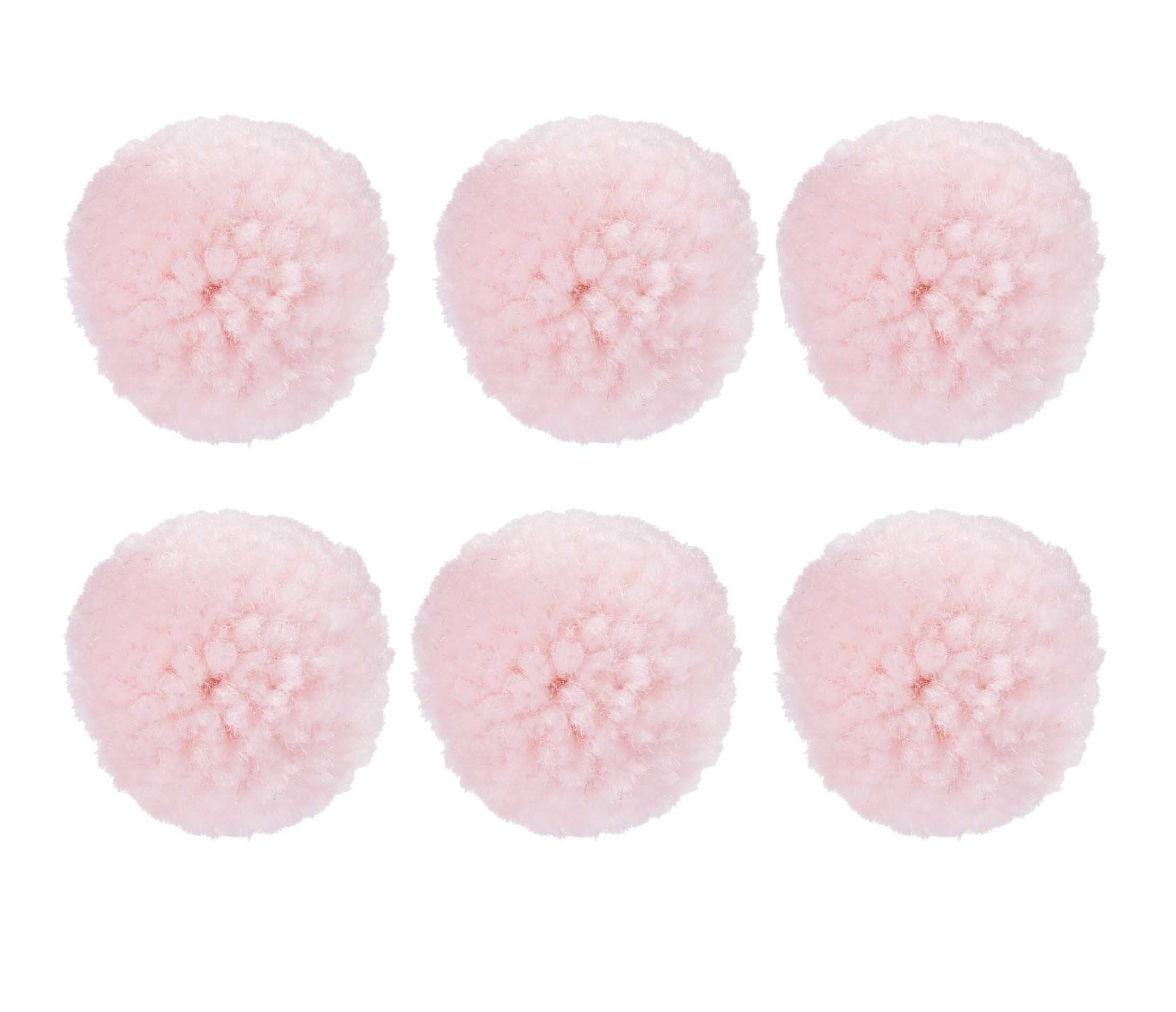 Woll-Pompons Pom Pom 30mm 6 Stück 