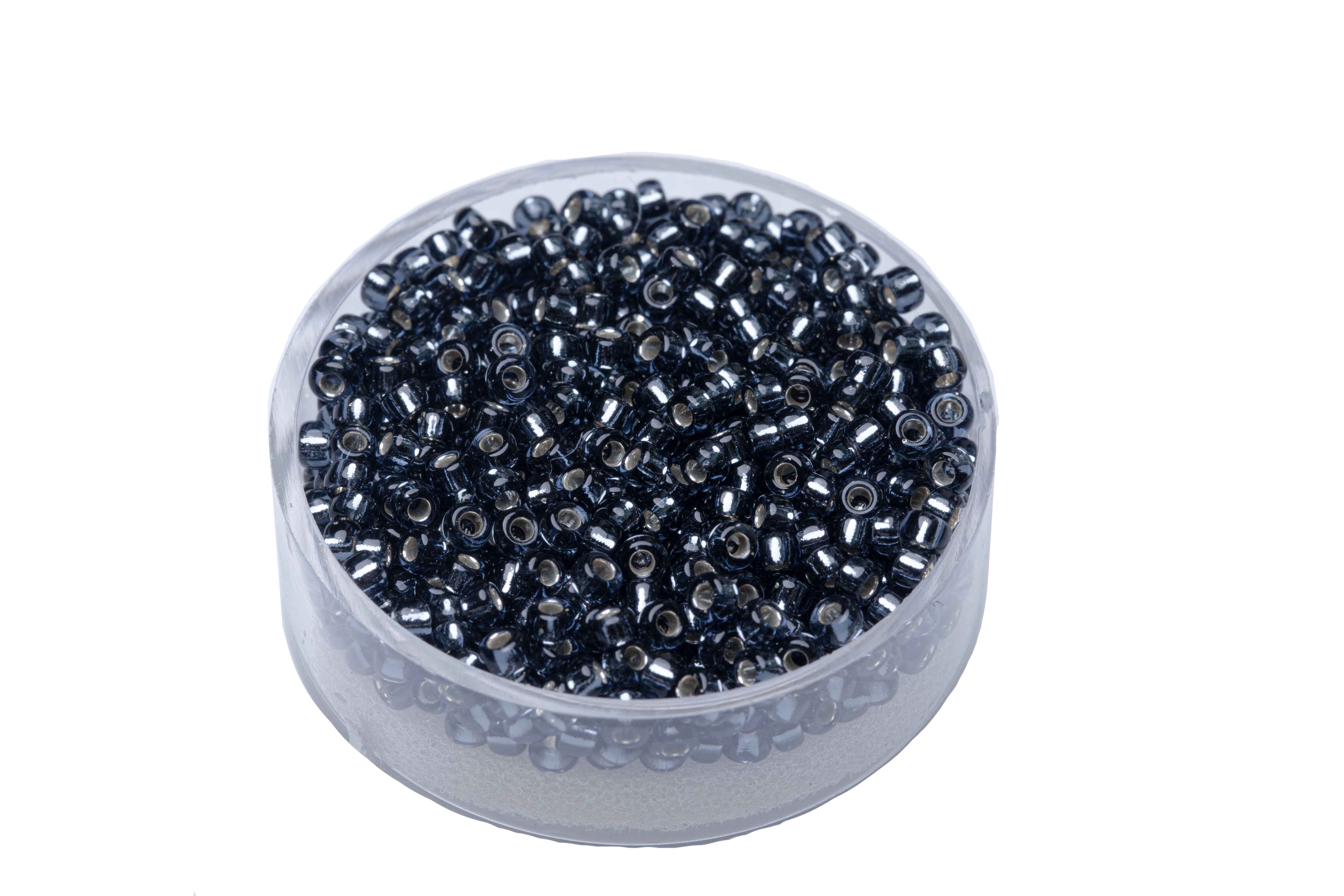 Miyuki Rocailles Silverlined Black Diamond 2,5mm 12g