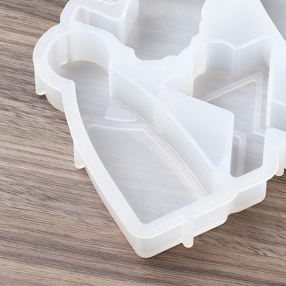 Silikon-Gießform Weihnachtskrippe modern 11x17,5cm Silikon-Gießform Weihnachtskrippe modern 11x17,5cm