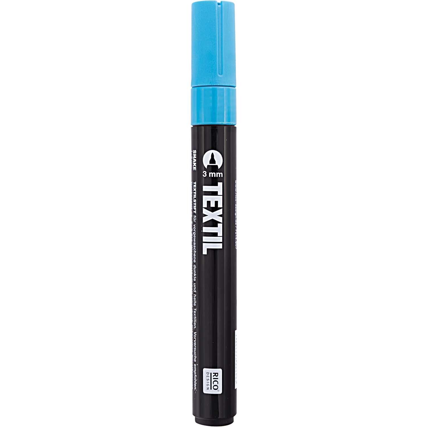 Rico Design Textilmarker 3mm dunkle Stoffe Rico Design Textilmarker 3mm dunkle Stoffe