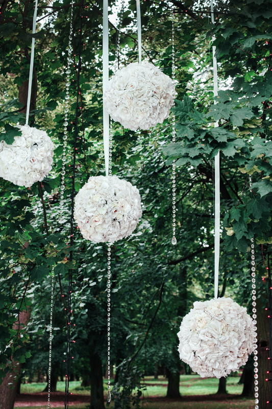 Kristallgirlande Crystal Garland 1m 18mm transparent